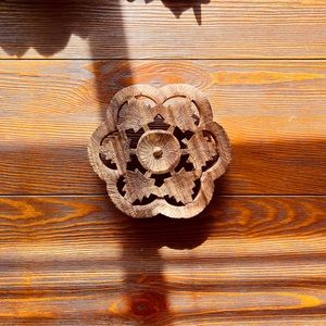 Vintage wood trivet